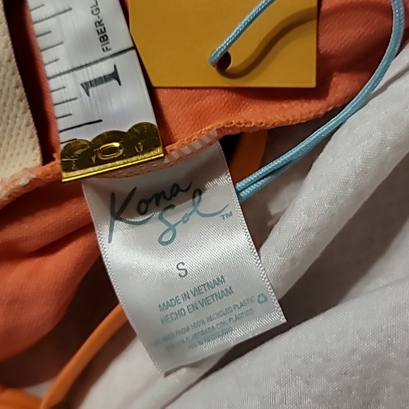 NWT So alluring Salmon tummy control slimming adjustable strap swim bathing suit - Picture 6 of 13